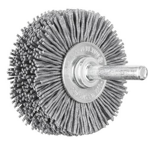 Pferd Shaft Mounted Wheel Brush Plastic SiC 50 x 15mm 43104004 - Pack of 10