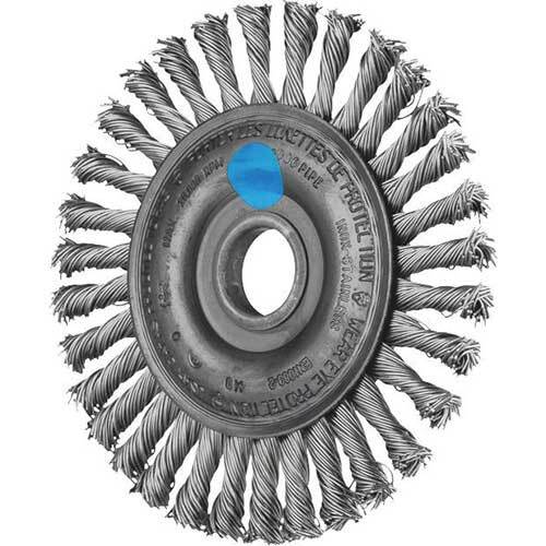 Pferd Wheel Brush RBG Twist Knot Inox 125 x 6mm 43302506 - Pack of 2