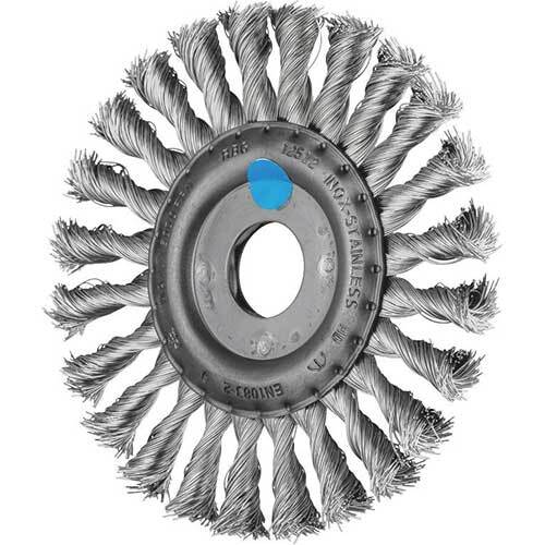 Pferd Wheel Brush Twist Knot Inox RBG 125 x 12mm 43303006