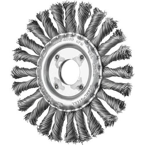 Pferd Wheel Brush Twist Knot Combitwist 125 x 12mm 43303010