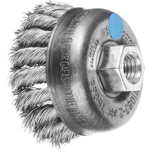 Pferd Cup Brush Twist Knot TBG Inox 65mm/M14 43305003