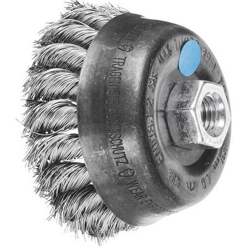 Pferd Cup Brush Twist Knot Inox 80mm/M14 43306033