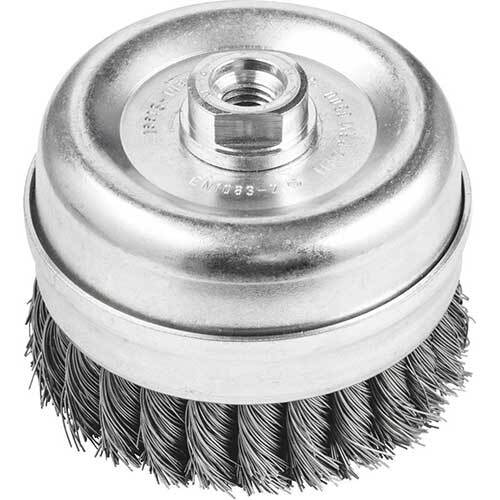 Pferd Cup Brush Twist Knot ST TBGR 100mm/M14 43308001