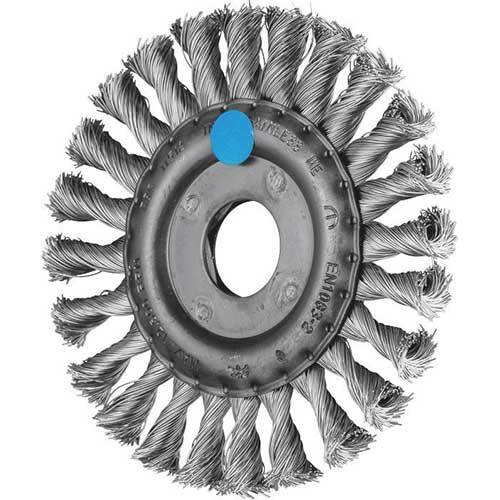 Pferd Wheel Brush Twist Knot Inox Wire 115 x 12mm 43312003