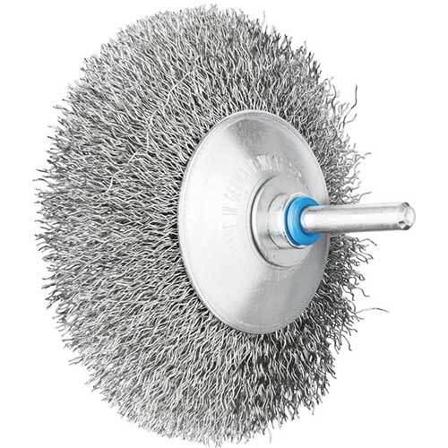 Pferd Shaft Mounted Wheel Brush Bevel Crimped Inox 95 x 10mm 43312503 - Pack of 10