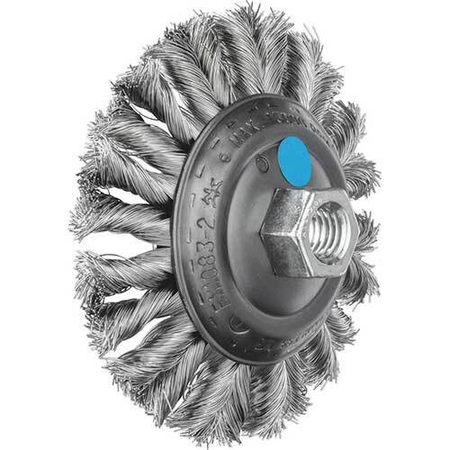 Pferd Flared Cup Brush Twist Knot Combitwist CT Inox 125 x 15mm/M14 43317013