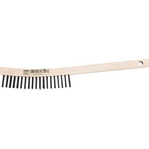 Pferd Hand Scratch Brush Steel Wooden Long Handle 350mm 43672011 - Pack of 10