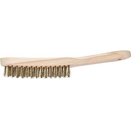 Pferd Hand Scratch Brush Brass Wooden Body 290mm HBU MES 43672002 - Pack of 10