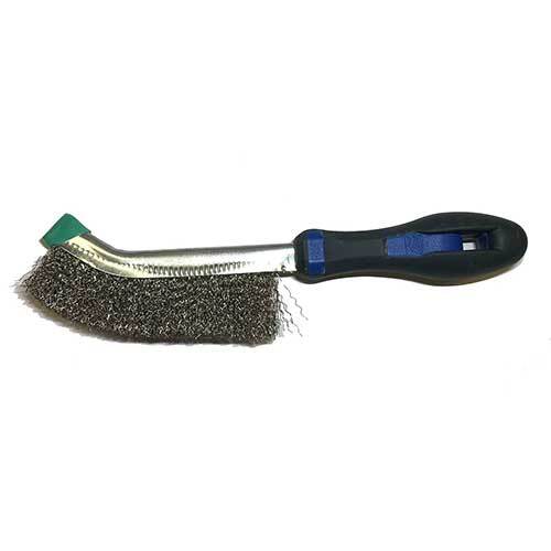 Pferd Curved Hand Scratch Brush Economy PSF Steel 265mm 43740044
