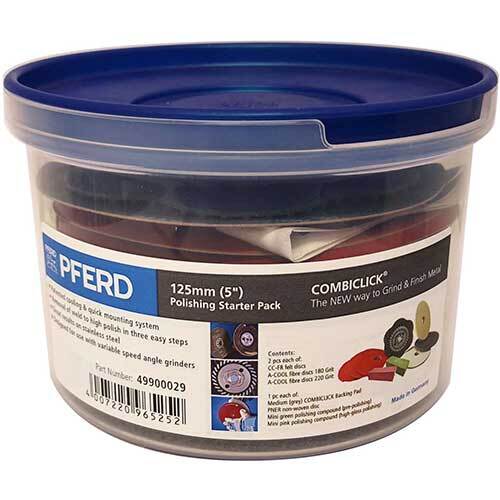 Pferd Polishing Kit Combiclick 125mm 49900029 - Starter Pack