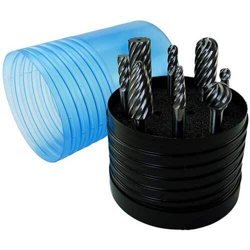 Pferd Burr 6mm Shank Tungsten Carbide Cut Inox 75604004 - 8pcs/Set