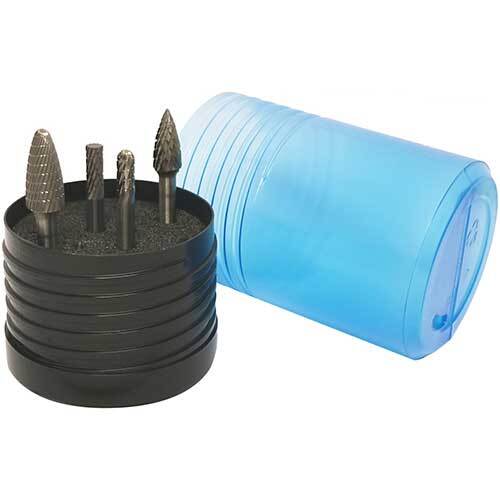 Pferd Burr 1/4" Shank Tungsten Carbide General Purpose 75609063 - 4pcs/Set