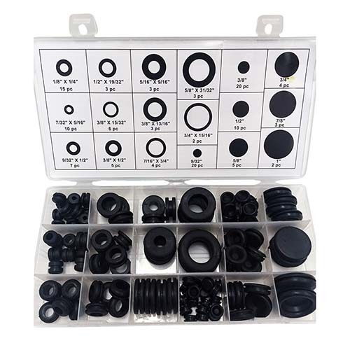 Workshop Buddy Grommet Grab Kit (1/8 x 1/4 - 1"), 125 Pieces