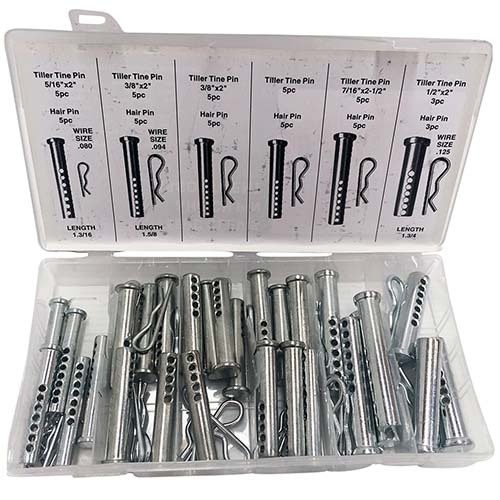 Workshop Buddy Clevis & Hitch Pin Grab Kit (5/16 x 2 - 1-3/4 x 0.125"), 56Pcs