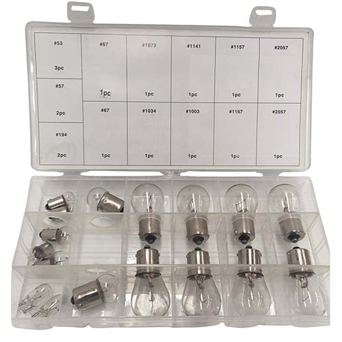 Workshop Buddy Lamp (Auto) Bulb Grab Kit (5/16 x 2 - 1-3/4 x 0.125"), 17 Pieces