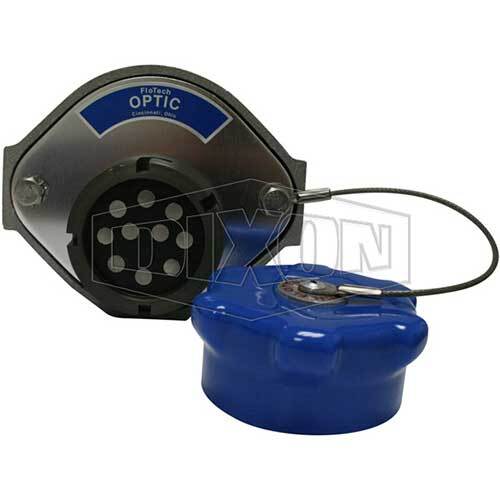 Dixon Replacement Face Plate Assembly Aluminum Nose Cone, Blue Optic Cap