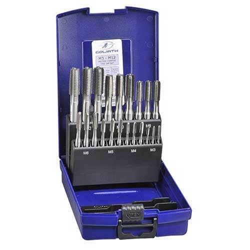 Goliath ETDS01 M3 - M12 Metric Coarse Tap Set - HSS,