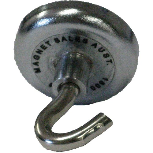 MSA Rare Earth Pot Magnet E Series Complete With Hook 16 x 14mm