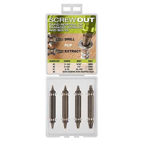 Bordo Screw Out Screw Extractor Set