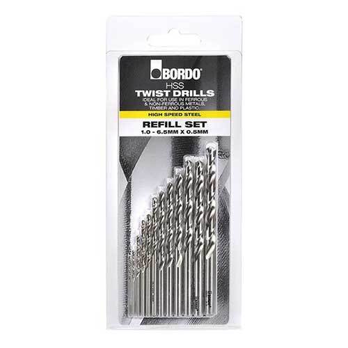 Bordo Jobber Drill Bright Refill Set 1.0 - 6.5mm