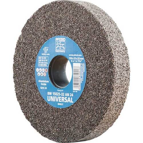 Pferd Bench Grinding Wheel Aluminium Oxide Universal BW 150 x 20mm 24 Grit