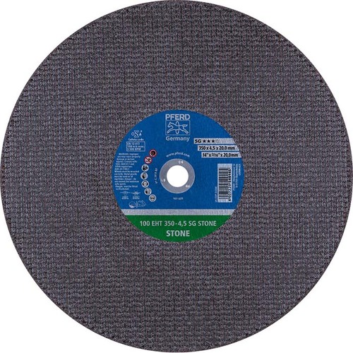 Pferd High Speed Portable Cut-Off Wheel Engine Driven Stone 350 x 4.5 x 20mm - Pack of 10