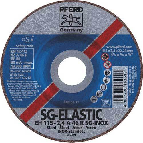 Pferd Cut-Off Wheel Premium Raised Hub SG Inox 100mm 69901433 - Pack of 25