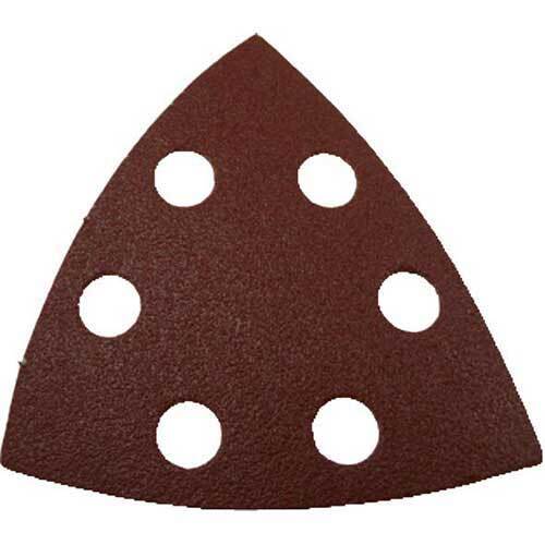 Pferd Delta Type Velstick Disc 6 Hole Al Oxide 93 x 93mm 40 Grit - Pack of 100
