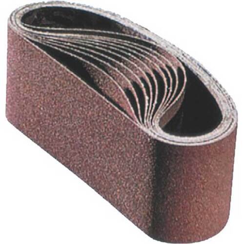 Pferd Portable Sanding Belt Al Oxide 90 x 400mm 24 Grit 75601139 - Pack of 10