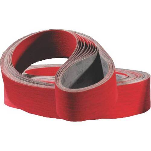 Pferd Linishing Belt Ceramic/Zirconia - Premium 100 x 1220mm 120 Grit - Pack of 6