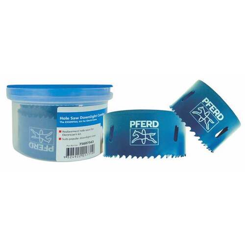 Pferd 75607543 Bi-Metal Downlight Combo Pack Hole Saw Set, 2 pieces
