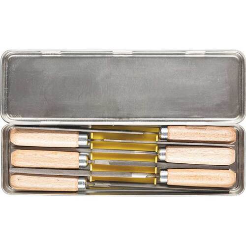 Pferd 11700265 Key File Set 100 mm C2, 6 pieces