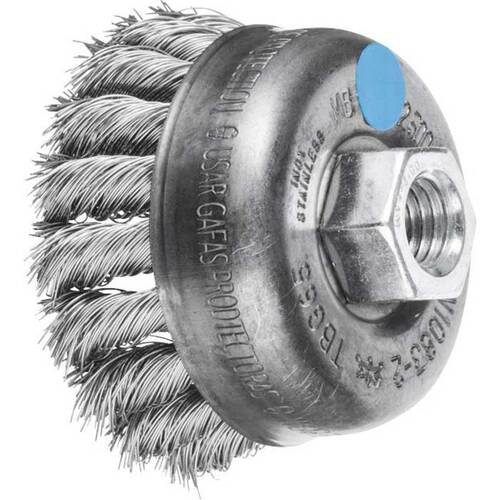 Pferd Cup Brush Twist Knot Inox TBG 65mm M10 x 1.50mm Thread 47701480