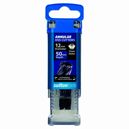Sutton 12 x 50mm Annular Cutter - High Speed Steel (HSS)
