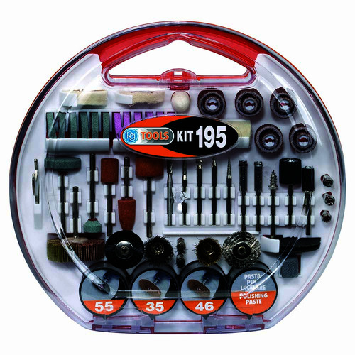 PG Mini Rotary Accessory Set, 195 Pieces