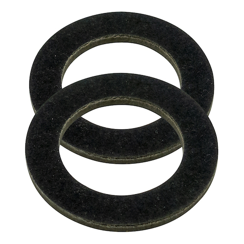 Champion CFW31 Fibre Flat Washer M12 x 24 x 2mm Black - 25/Pack