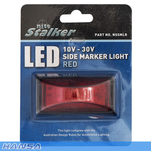 Hansa NSSMLR Nite Stalker Side Marker Light Red