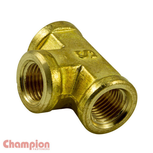 Champion 3503 Tee Female Brass 3/8" BSP No.34
