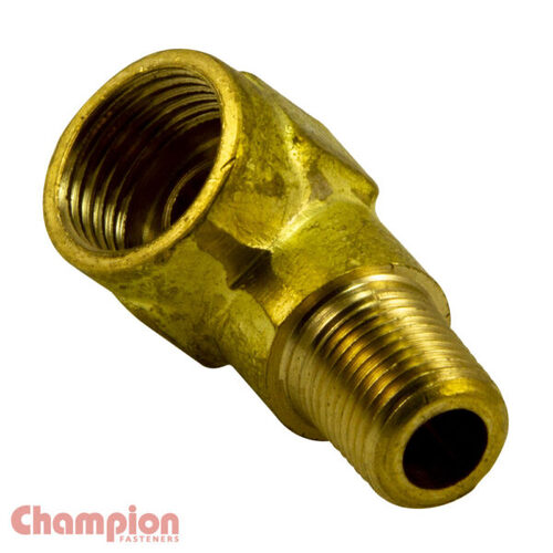 Champion 812 Flare Elbow 90° Brass 3/8 x 1/8" No.8