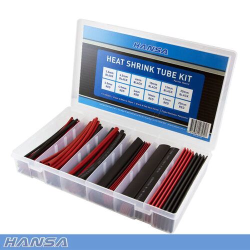 Hansa HSA112 Heat Shrink Tube Kit - 112 Pieces