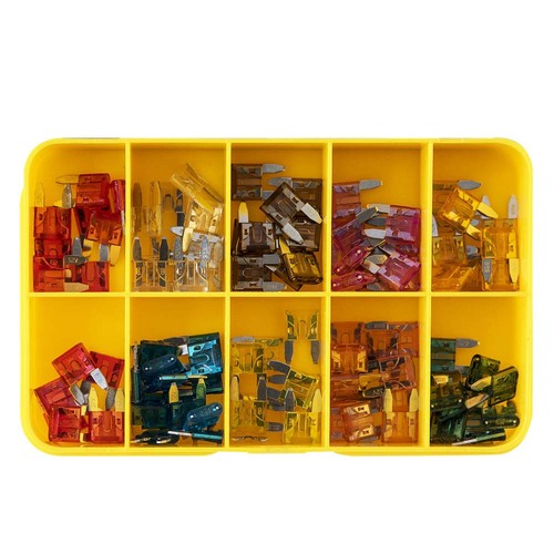 Hansa MFA-100 Mini-Blade Fuse Assortment Kit - 100 Pieces