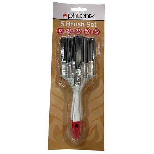 Phoenix 5 Brush Set - 12, 25, 38, 50 and 75mm
