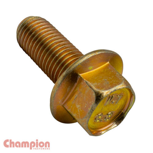 Champion CBP180 Hex Flange Bolt High Tensile M10 x 35 x 1.25mm - 50/Pack