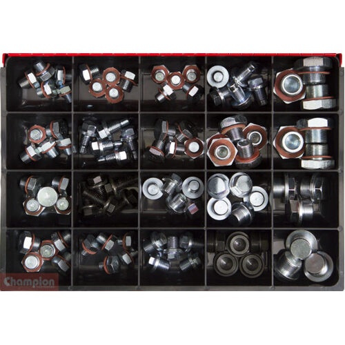 Champion CA2058 Drain (Sump) Plug Master Kit - 92 Pieces