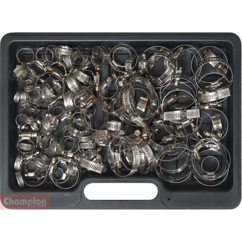 Champion CHCA120 Hose Clamp Assortment Kit - 120 Pieces