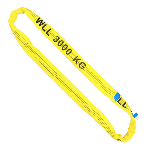 Austlift Round Sling 0.5m x 3000kg (3Tonne) WLL Yellow