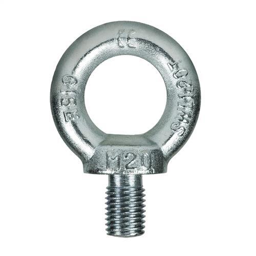 Austlift Eye Bolt DIN580 Zinc Plated M6 x 0.09T WLL