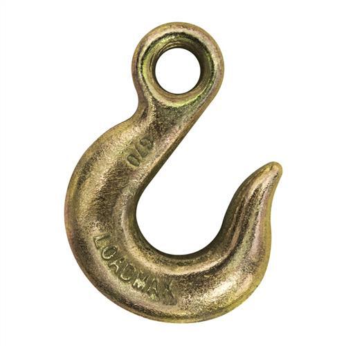 Austlift G70 Slip Hook Eye 8mm x 3800kg / 3.8T Gold Zinc Plated