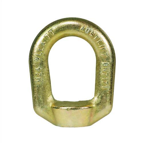 Austlift Bow Eye Nut Zinc Plated M24 x 4.7T WLL