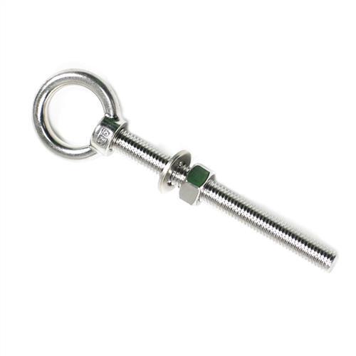 Austlift Stainless Steel Long Shank EyeBolt With Washer/Nut M6 x 80mm